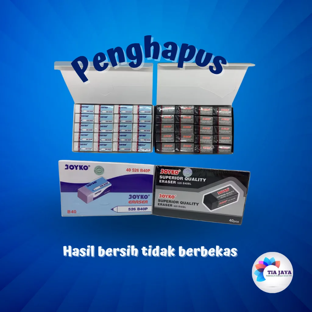 Eraser /Penghapus JOYKO ukuran Besar dan Kecil
