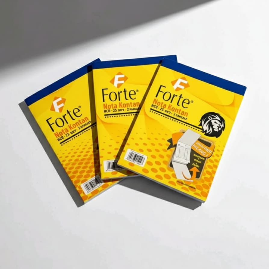 1 Pak Nota Kontan Kecil 2 PLY Forte / Nota 2ply Kecil K2