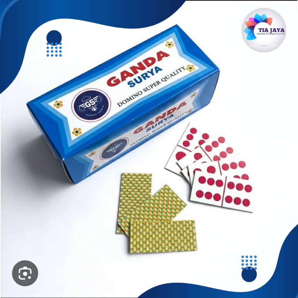 kartu Domino GANDA Surya 1pack isi 10set