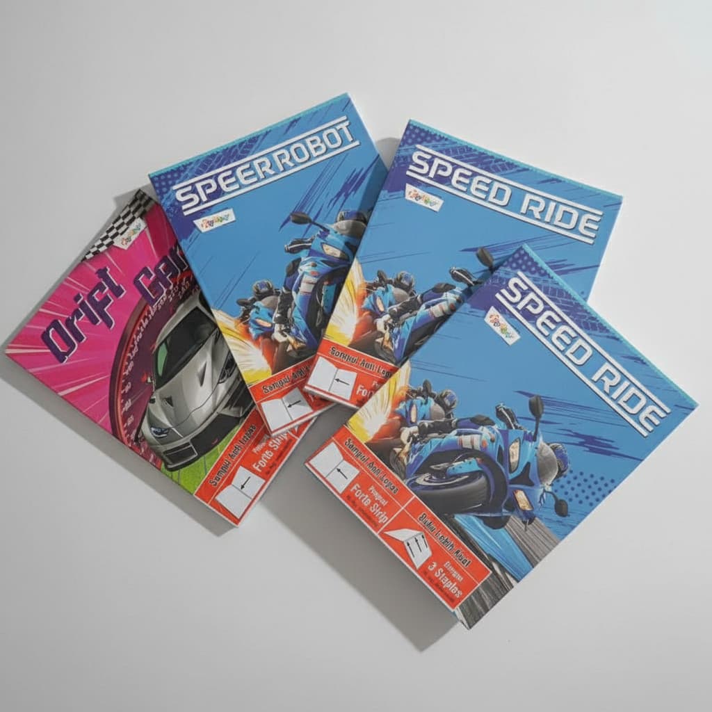 Buku Tulis FORTE & SUPER LOGOS 38L 1pack (10 buku)