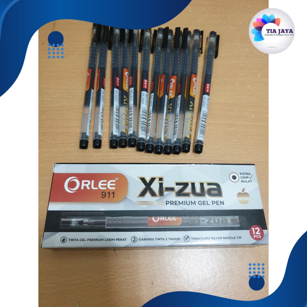 Pulpen Pena Gel , Bolpen Gel , Pulpen Gel Xi Zua Orlee 911 0.4mm