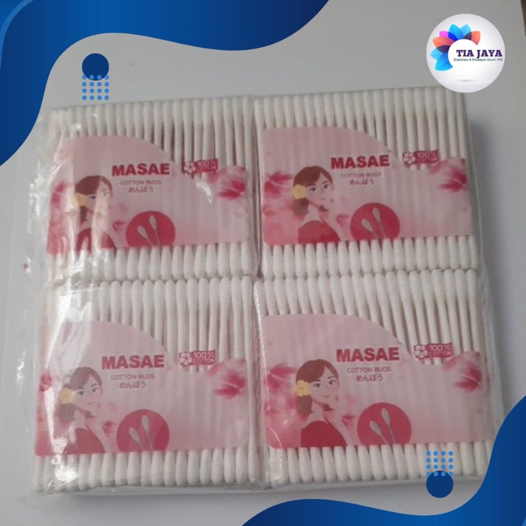 Cotton buds -katen bad Masae dan yopipi Yo-pipi isi 12pak dewasa 480pcs