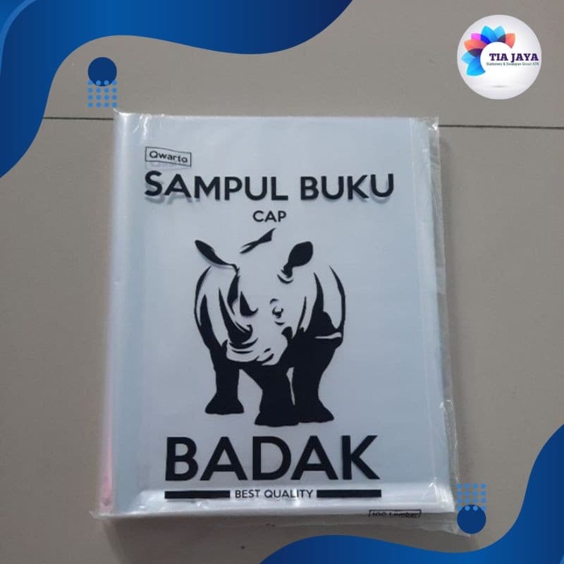 Sampul buku plastik badak Qwarto/Quarto kuarto isi 100 lembar