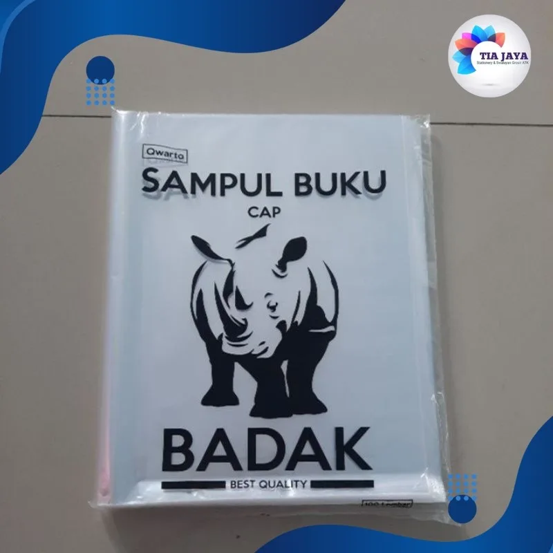 Sampul buku plastik badak Qwarto/Quarto kuarto isi 100 lembar