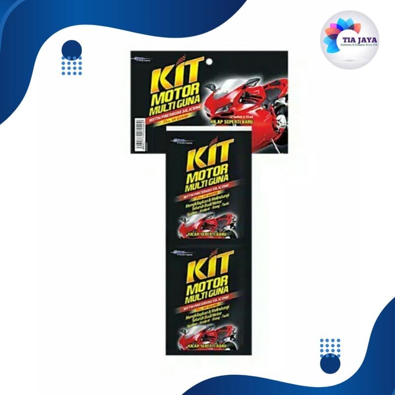 Pengkilap body motor (ISI 12) KIT MULTIGUNA sachet 25ml