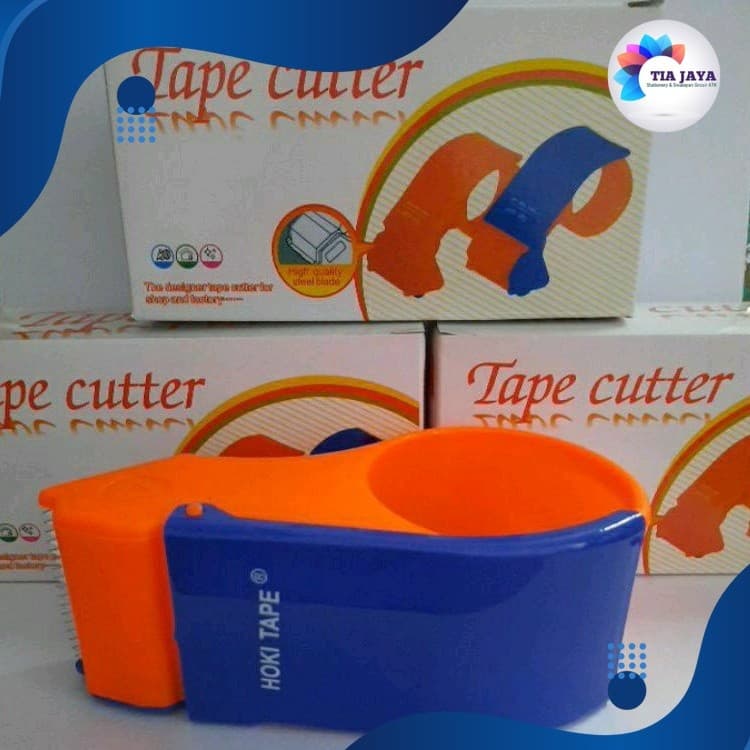 ape Cutter HOKI TAPE – Pemotong Lakban Plastik Berkualitas, Tajam dan Tahan Lama untuk Kebutuhan Kantor & Pengemasan Barang