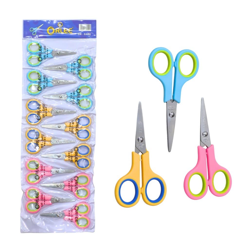 Gunting Kecil Stainless Steel Tajam dan Anti Karat 1renteng 12pcs