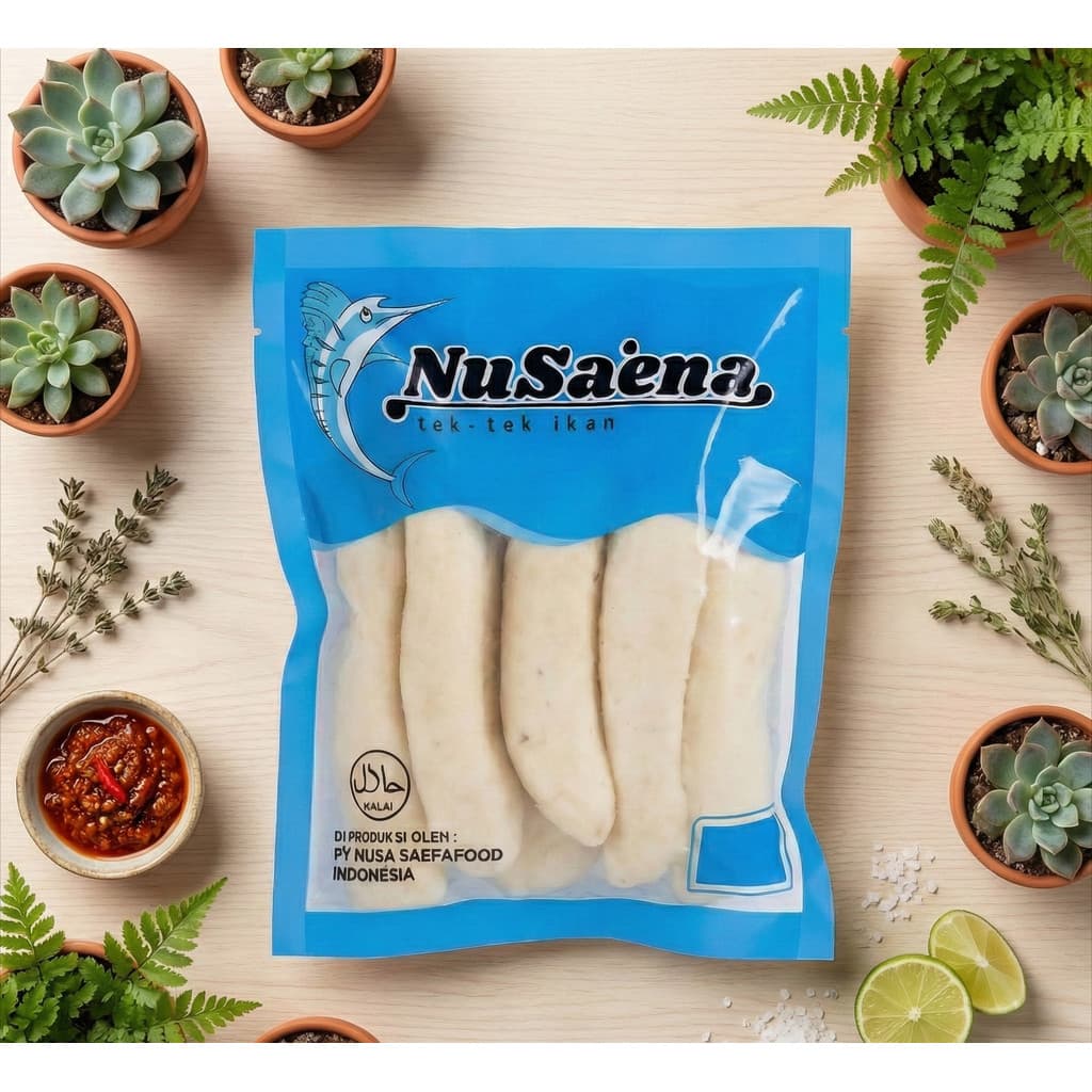 Otak-Otak Ikan Tenggiri NUSAENA Asli – (10pcs) Cemilan Frozen Ikan Premium Gurih & Kenyal