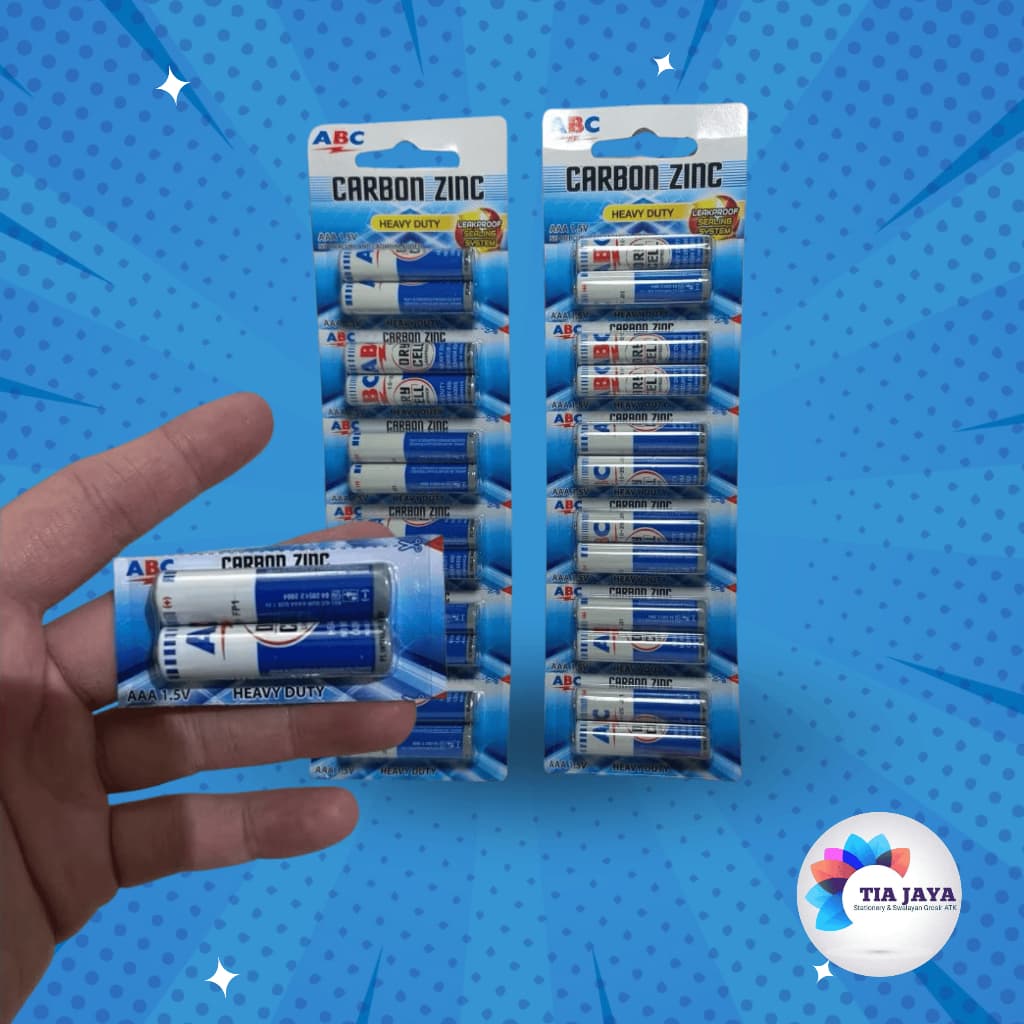 Baterai ABC UKURAN AAA(A3) DAN AA(A2)