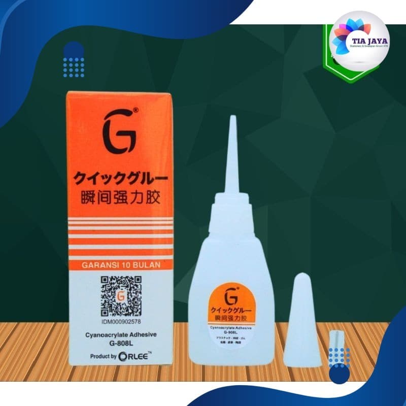 Lem Korea ORLEE Original – Lem G Serbaguna Super Kuat untuk Kayu, Plastik, Karet & Logam