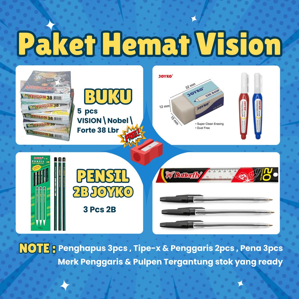 Paket Alat Sekolah/Set Stationery/peralatan sekolah set